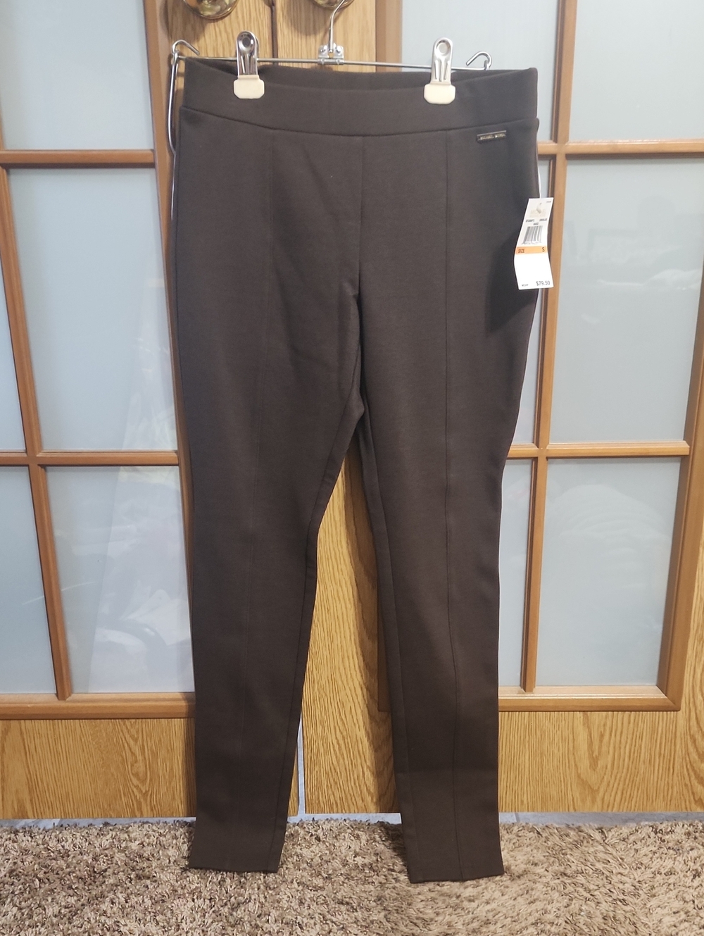 Michael Kors Womens Small Chocolate Brown Leggings Nwt